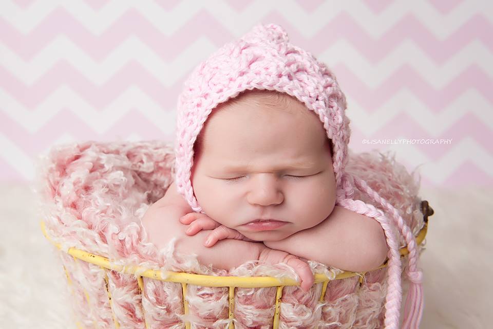 Crochet Pattern for Diagonal Weave Pixie Bonnet | Crochet Baby Bonnet Pattern | Baby Hat Crocheting Pattern | DIY Written Crochet Instructions