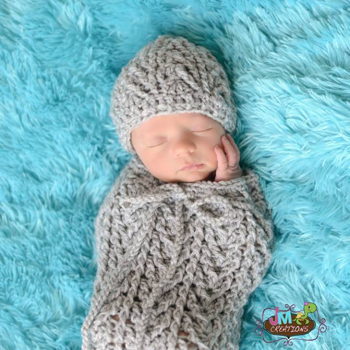 Crochet Pattern for Arrowhead Baby Cocoon or Swaddle Sack | Crochet Snuggle Sack Pattern | Baby Cocoon Crocheting Pattern | DIY Written Crochet Instructions