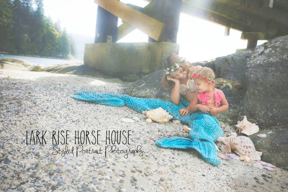 SET OF 2 Crochet Patterns for Mermaid Tail and Shell Bikini Top Photography Props | Crochet Mermaid Pattern | Mermaid Tail Crocheting Pattern | DIY Written Crochet Instructions