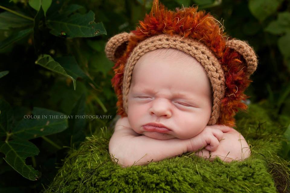 Crochet Pattern for Lion and Lioness Baby Bonnet | Crochet Baby Bonnet Pattern | Baby Hat Crocheting Pattern | DIY Written Crochet Instructions