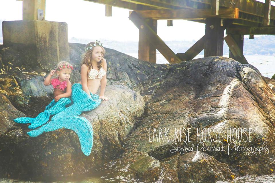 SET OF 2 Crochet Patterns for Mermaid Tail and Shell Bikini Top Photography Props | Crochet Mermaid Pattern | Mermaid Tail Crocheting Pattern | DIY Written Crochet Instructions