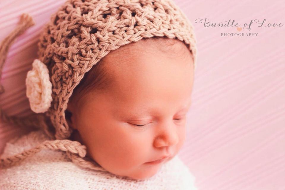 Crochet Pattern for Kylie Baby Bonnet | Crochet Baby Bonnet Pattern | Baby Hat Crocheting Pattern | DIY Written Crochet Instructions