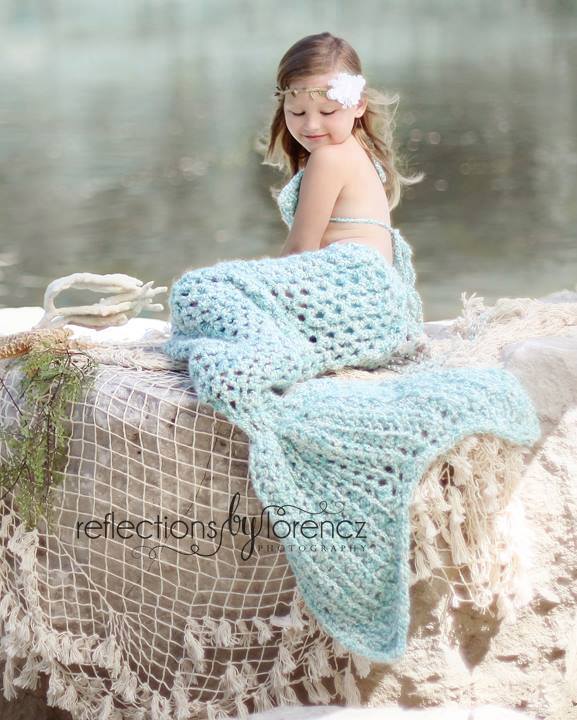 SET OF 2 Crochet Patterns for Mermaid Tail and Shell Bikini Top Photography Props | Crochet Mermaid Pattern | Mermaid Tail Crocheting Pattern | DIY Written Crochet Instructions