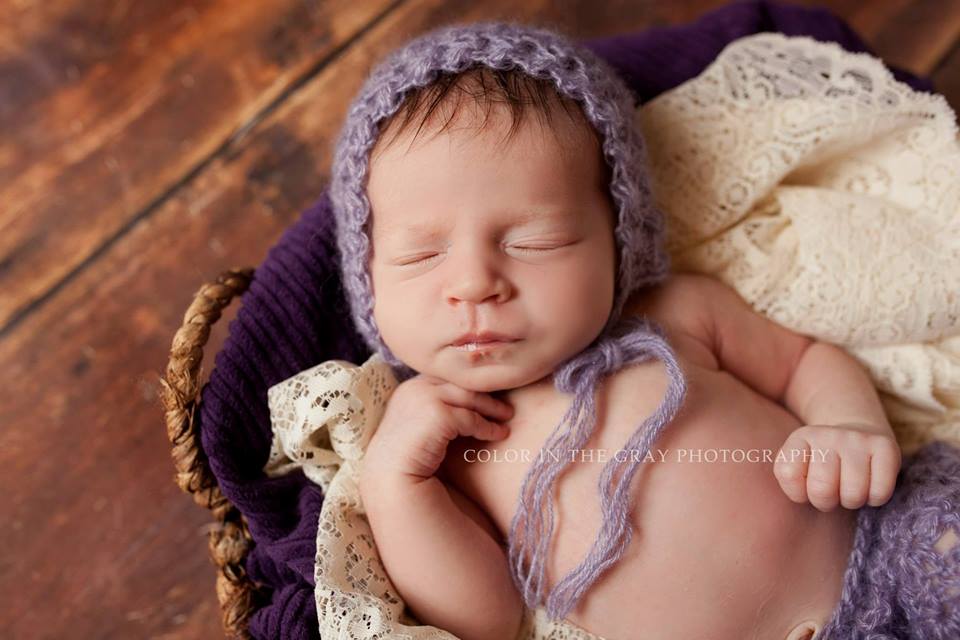 Crochet Pattern for Vintage Star Baby Bonnet | Crochet Baby Bonnet Pattern | Baby Hat Crocheting Pattern | DIY Written Crochet Instructions