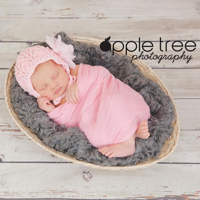Crochet Pattern for Arrowhead Baby Bonnet | Crochet Baby Bonnet Pattern | Baby Hat Crocheting Pattern | DIY Written Crochet Instructions