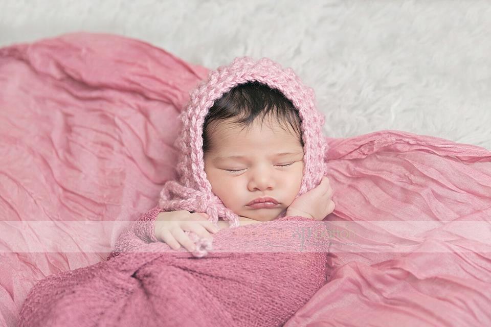 Crochet Pattern for Chunky Ripple Baby Bonnet | Crochet Baby Bonnet Pattern | Baby Hat Crocheting Pattern | DIY Written Crochet Instructions