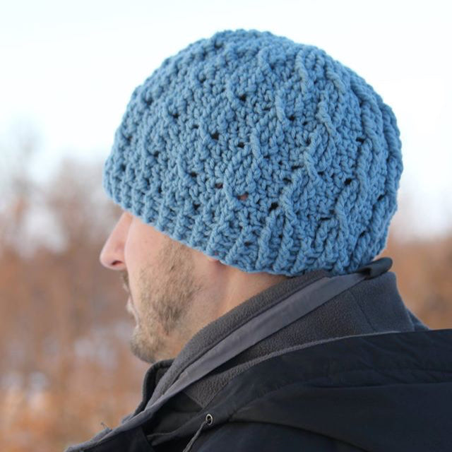 Crochet Pattern for Cable Cross Beanie | Crochet Hat Pattern | Hat Crocheting Pattern | DIY Written Crochet Instructions