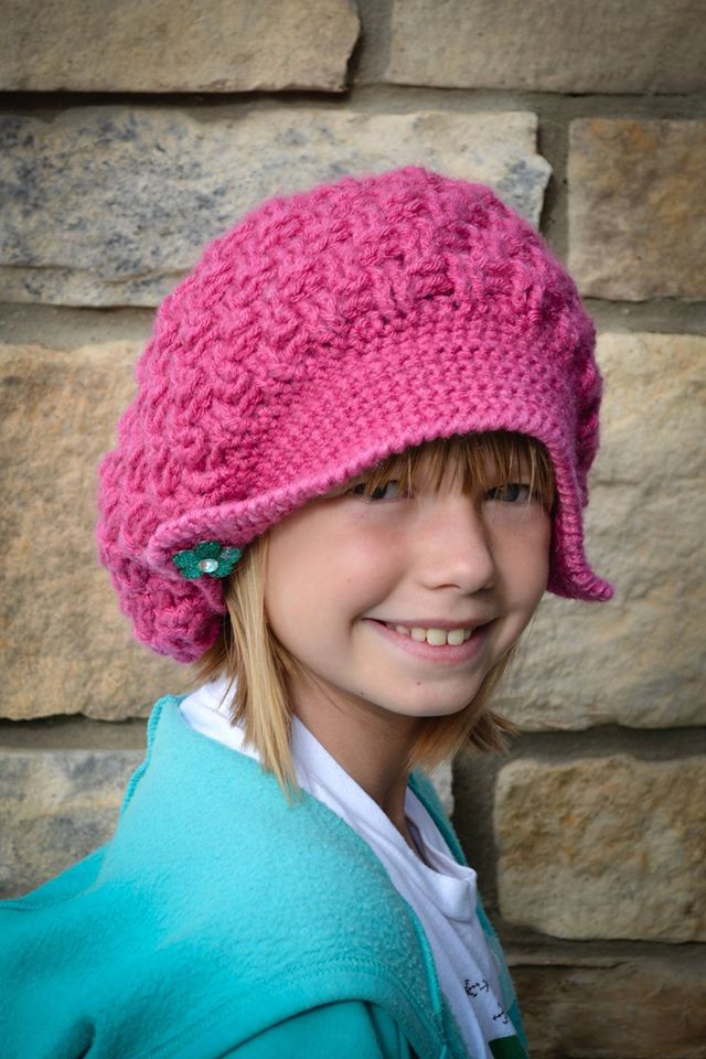 Crochet Pattern for Texture Weave Slouchy Newsboy Beanie | Crochet Hat Pattern | Hat Crocheting Pattern | DIY Written Crochet Instructions