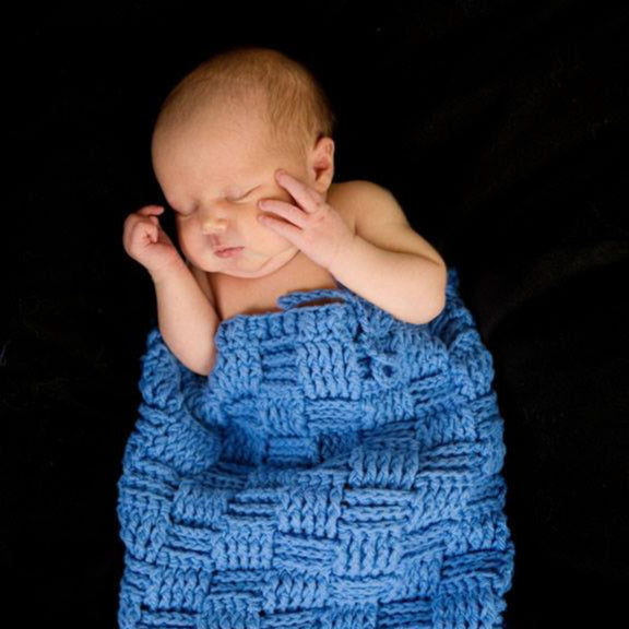 Crochet Pattern for Basket Weave Baby Cocoon, Swaddle Sack, or Bowl | Crochet Snuggle Sack Pattern | Baby Cocoon Crocheting Pattern | DIY Written Crochet Instructions