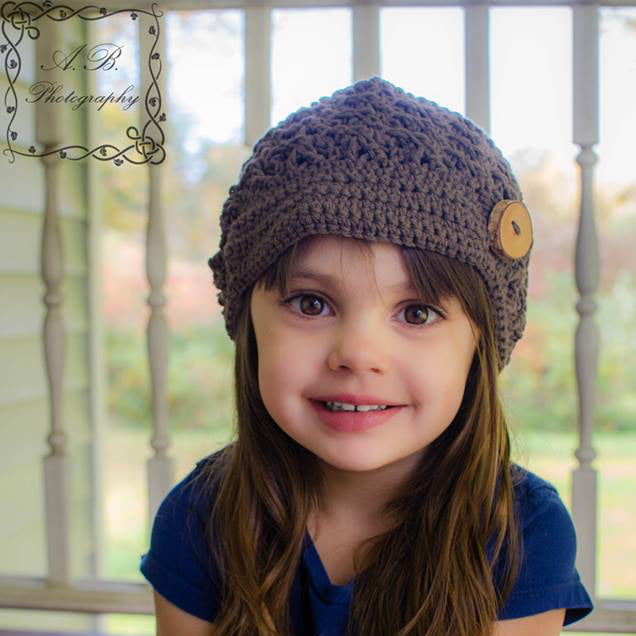 Crochet Pattern for Kyle Newsboy Beanie | Crochet Hat Pattern | Hat Crocheting Pattern | DIY Written Crochet Instructions