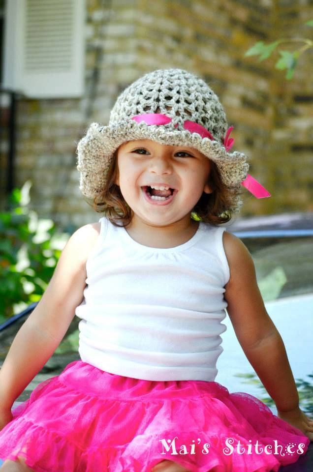 Crochet Pattern for Ava Sun Hat | Crochet Hat Pattern | Hat Crocheting Pattern | DIY Written Crochet Instructions
