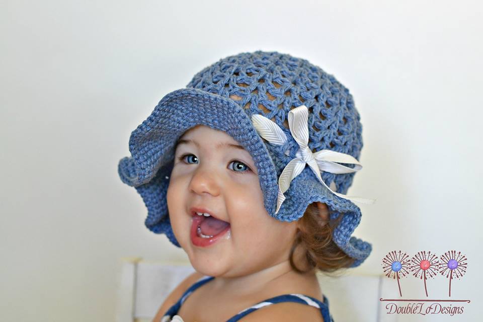 Crochet Pattern for Ava Sun Hat | Crochet Hat Pattern | Hat Crocheting Pattern | DIY Written Crochet Instructions