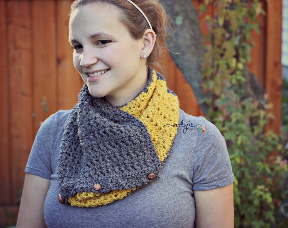 Crochet Pattern for Star Stitch Infinity Scarf or Cowl | Crochet Scarf Pattern | Infinity Cowl Crocheting Pattern | DIY Written Crochet Instructions