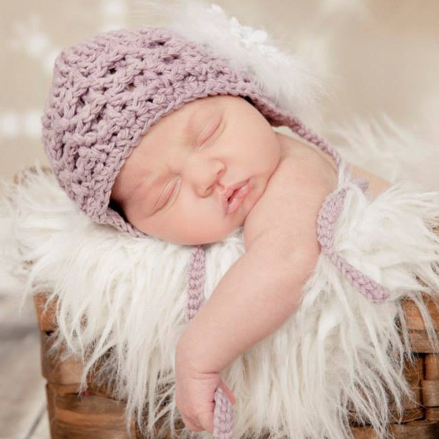 Crochet Pattern for Kylie Baby Bonnet | Crochet Baby Bonnet Pattern | Baby Hat Crocheting Pattern | DIY Written Crochet Instructions