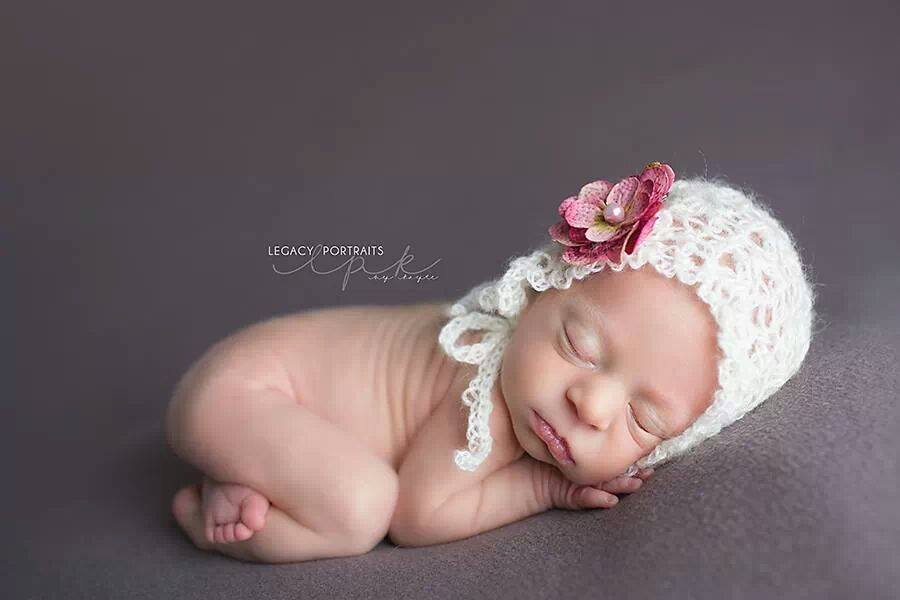 Crochet Pattern for Kate Baby Bonnet | Crochet Baby Bonnet Pattern | Baby Hat Crocheting Pattern | DIY Written Crochet Instructions
