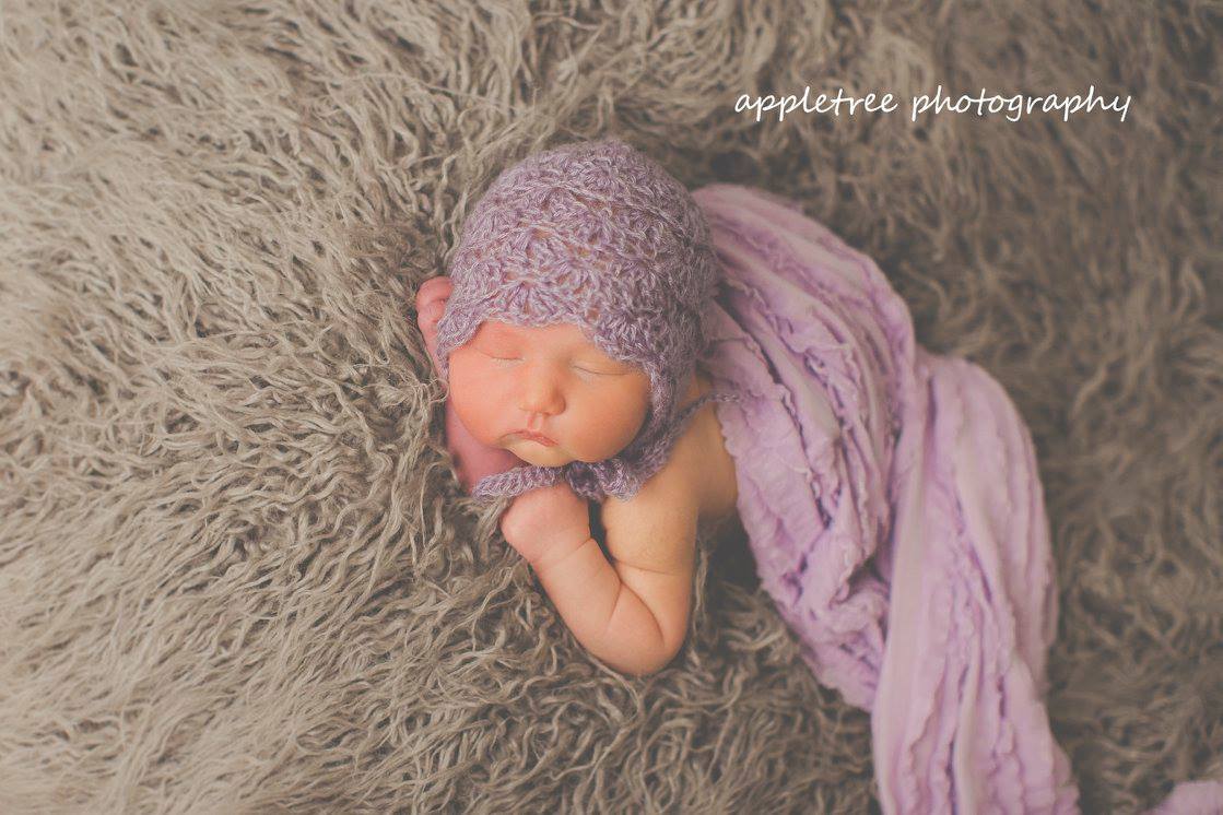 Crochet Pattern for Mohair Vivian Baby Bonnet | Crochet Baby Bonnet Pattern | Baby Hat Crocheting Pattern | DIY Written Crochet Instructions