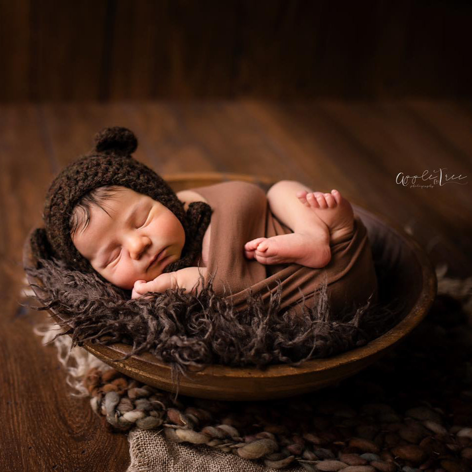 Crochet Pattern for Woodland Fox or Bear Baby Bonnet | Crochet Baby Bonnet Pattern | Baby Hat Crocheting Pattern | DIY Written Crochet Instructions