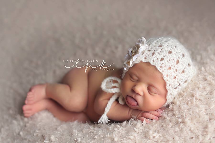 Crochet Pattern for Primrose Baby Bonnet | Crochet Baby Bonnet Pattern | Baby Hat Crocheting Pattern | DIY Written Crochet Instructions
