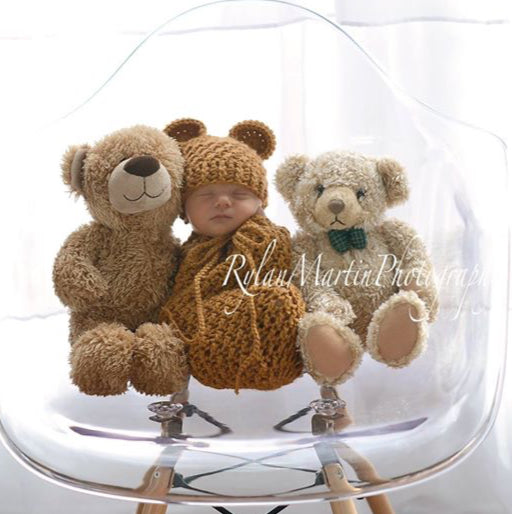 Crochet Pattern for Baby Bear Beanie | Crochet Baby Beanie Pattern | Baby Hat Crocheting Pattern | DIY Written Crochet Instructions