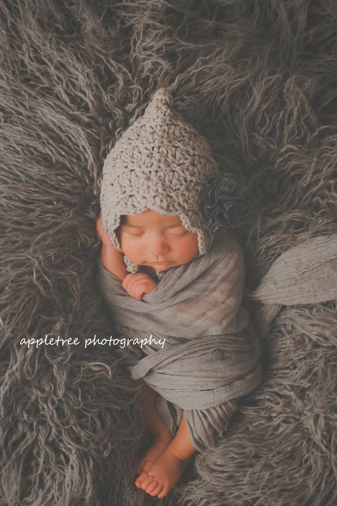 Crochet Pattern for Angelina Pixie Bonnet | Crochet Baby Hat Pattern | Baby Bonnet Crocheting Pattern | DIY Written Crochet Instructions