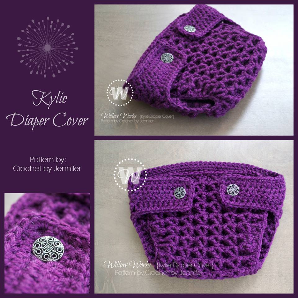 Crochet Pattern for Kylie Diaper Cover | Crochet Baby Diaper Cover Pattern | Diaper Cover Crocheting Pattern | DIY Written Crochet Instructions