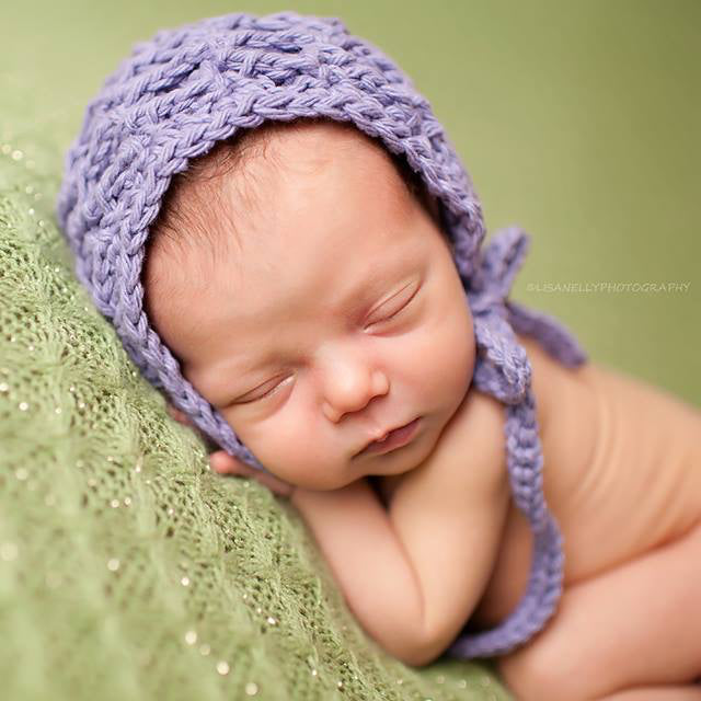 Crochet Pattern for Kylie Baby Bonnet | Crochet Baby Bonnet Pattern | Baby Hat Crocheting Pattern | DIY Written Crochet Instructions