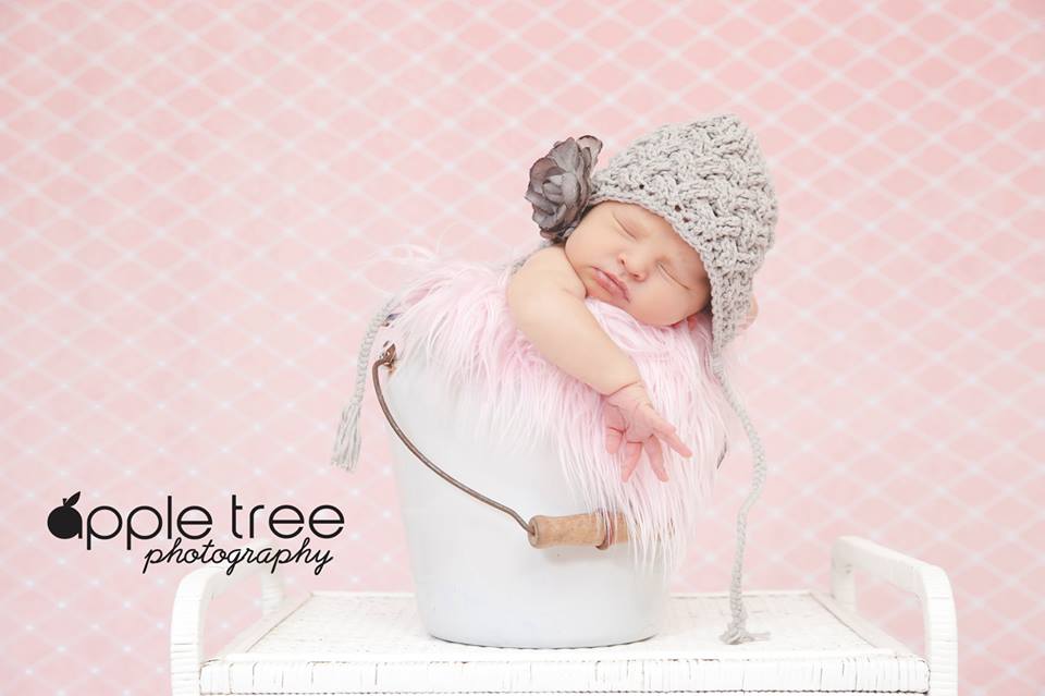 Crochet Pattern for Diagonal Weave Baby Bonnet | Crochet Baby Bonnet Pattern | Baby Hat Crocheting Pattern | DIY Written Crochet Instructions