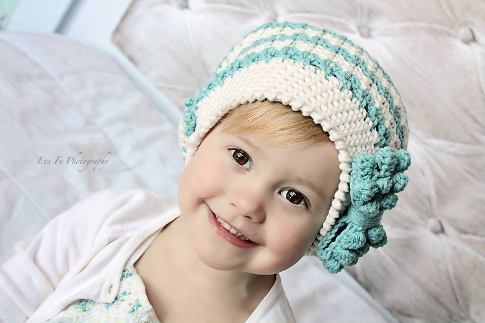 Crochet Pattern for Bella Slouch Beanie Hat with Bobble Bow | Crochet Hat Pattern | Hat Crocheting Pattern | DIY Written Crochet Instructions