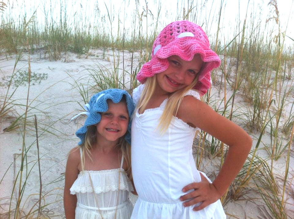 Crochet Pattern for Ava Sun Hat | Crochet Hat Pattern | Hat Crocheting Pattern | DIY Written Crochet Instructions