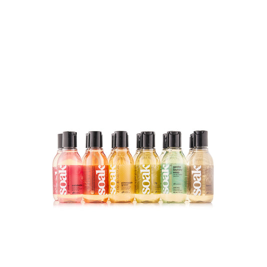 Soak Wash | Travel Size Soak Wash  | Assorted Fragrances | 3 oz Travel Size | Gentle No-Rinse Laundry Soap