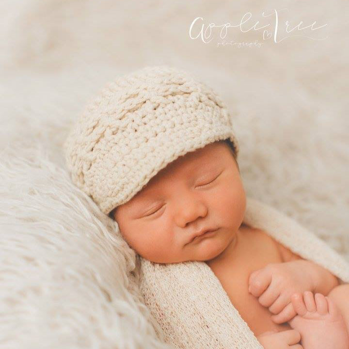 Crochet Pattern for Kyle Newsboy Beanie | Crochet Hat Pattern | Hat Crocheting Pattern | DIY Written Crochet Instructions