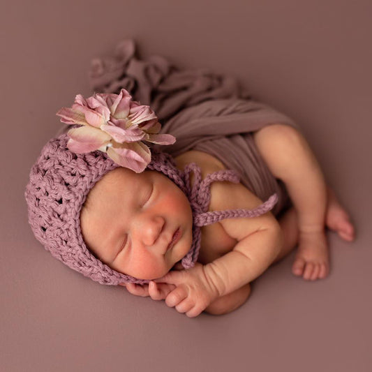 Crochet Pattern for Revelation Baby Bonnet | Crochet Baby Bonnet Pattern | Baby Hat Crocheting Pattern | DIY Written Crochet Instructions