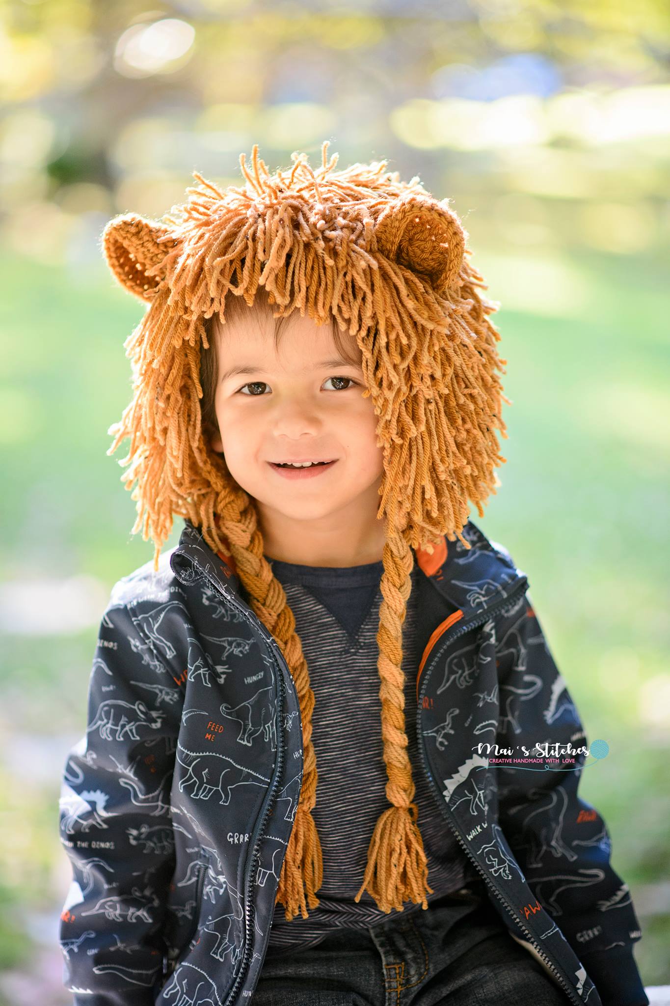 Crochet Pattern for Lion and Lioness Baby Bonnet | Crochet Baby Bonnet Pattern | Baby Hat Crocheting Pattern | DIY Written Crochet Instructions