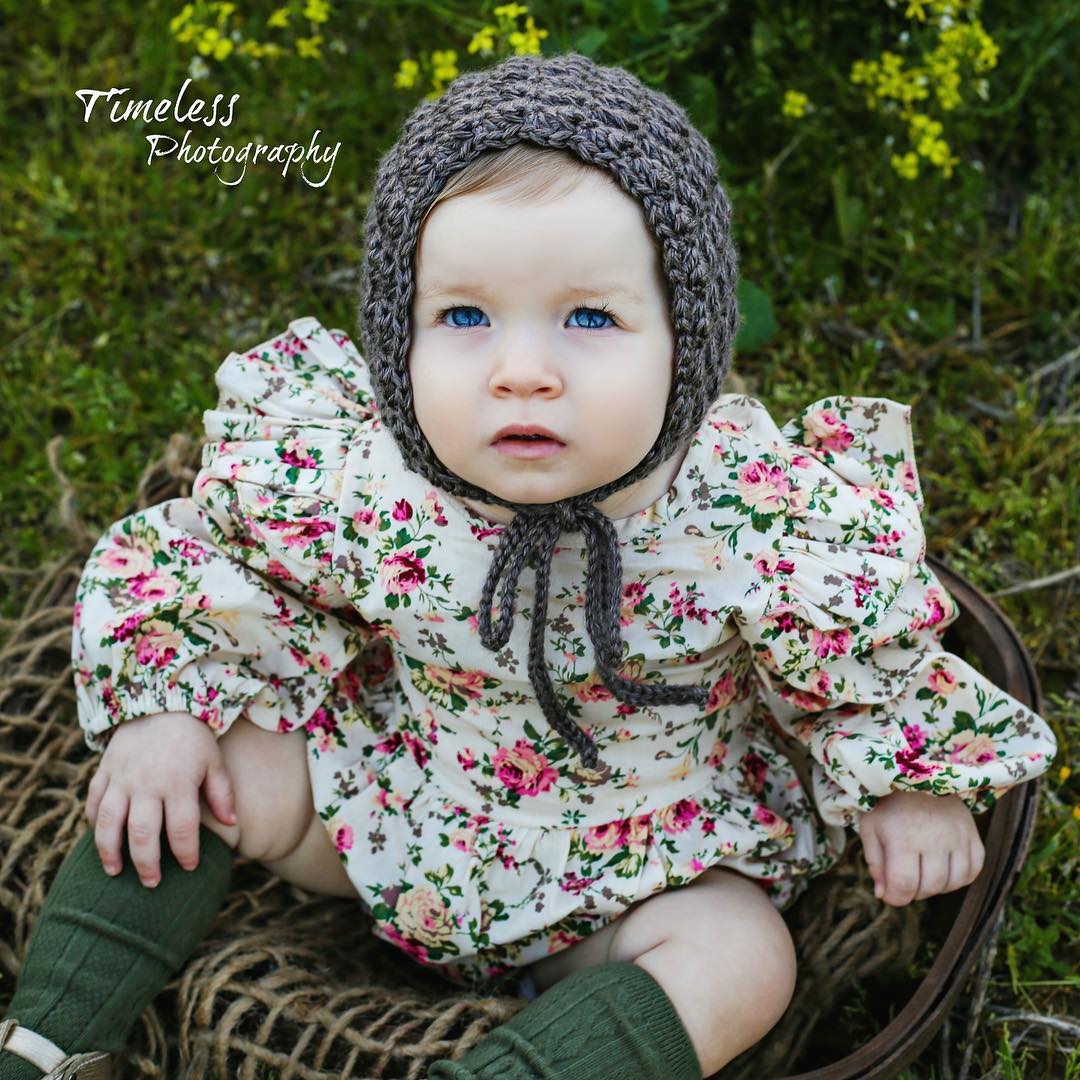 Crochet Pattern for Victorian Baby Bonnet | Crochet Baby Bonnet Pattern | Baby Hat Crocheting Pattern | DIY Written Crochet Instructions