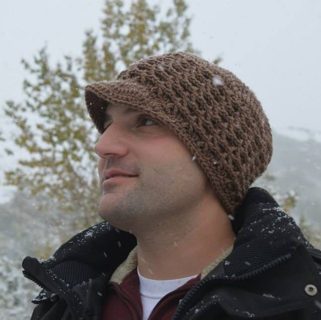 Crochet Pattern for Kyle Newsboy Beanie | Crochet Hat Pattern | Hat Crocheting Pattern | DIY Written Crochet Instructions