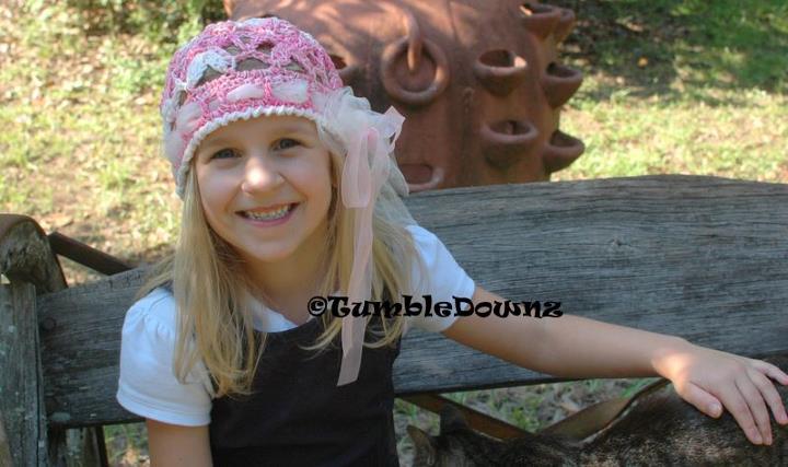 Crochet Pattern for Butterfly Garden Beanie | Crochet Hat Pattern | Hat Crocheting Pattern | DIY Written Crochet Instructions