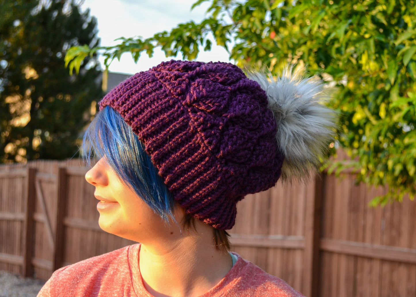 Crochet Pattern for Turning Leaves Slouch Hat | Crochet Hat Pattern | Hat Crocheting Pattern | DIY Written Crochet Instructions