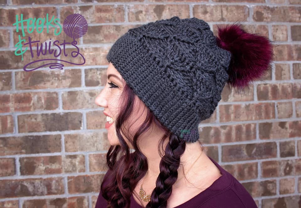 Crochet Pattern for Geometric Slouch Hat | Crochet Hat Pattern | Hat Crocheting Pattern | DIY Written Crochet Instructions