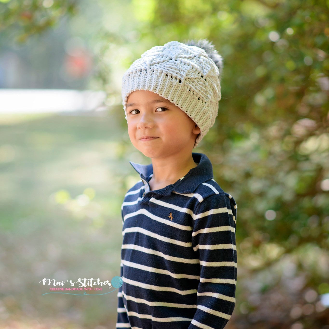 Crochet Pattern for Geometric Slouch Hat | Crochet Hat Pattern | Hat Crocheting Pattern | DIY Written Crochet Instructions