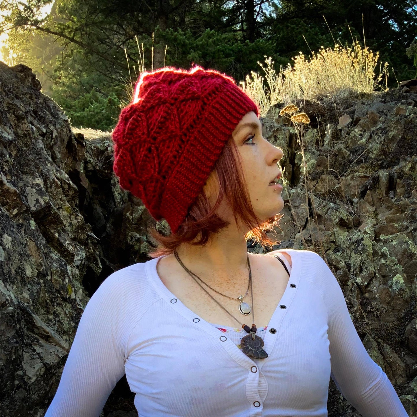 Crochet Pattern for Geometric Slouch Hat | Crochet Hat Pattern | Hat Crocheting Pattern | DIY Written Crochet Instructions
