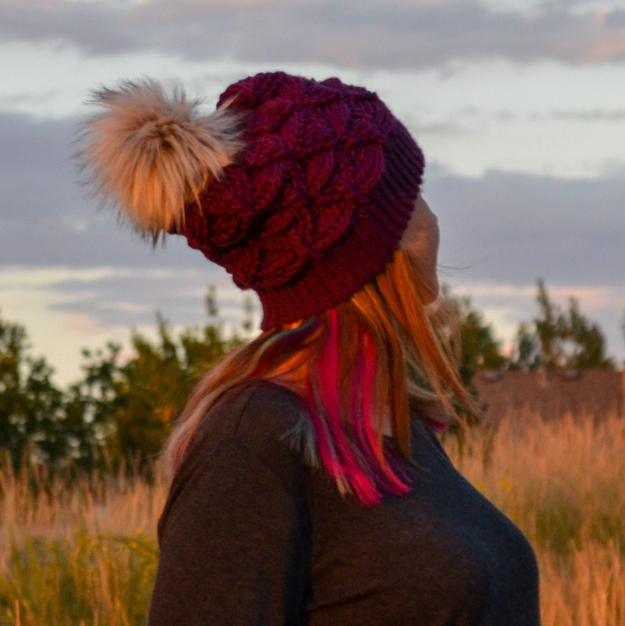 Crochet Pattern for Geometric Slouch Hat | Crochet Hat Pattern | Hat Crocheting Pattern | DIY Written Crochet Instructions