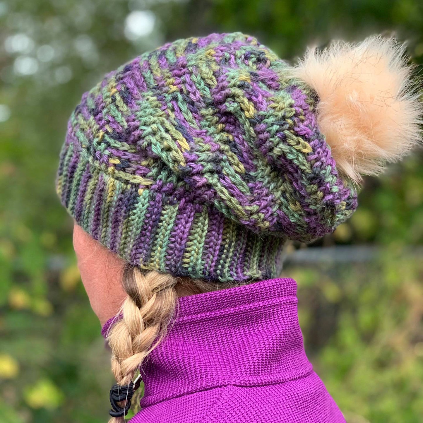Crochet Pattern for Spiral Herringbone Slouch Hat | Crochet Hat Pattern | Hat Crocheting Pattern | DIY Written Crochet Instructions