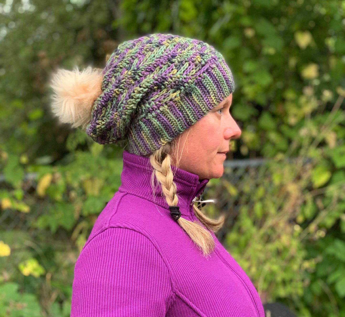 Crochet Pattern for Spiral Herringbone Slouch Hat | Crochet Hat Pattern | Hat Crocheting Pattern | DIY Written Crochet Instructions