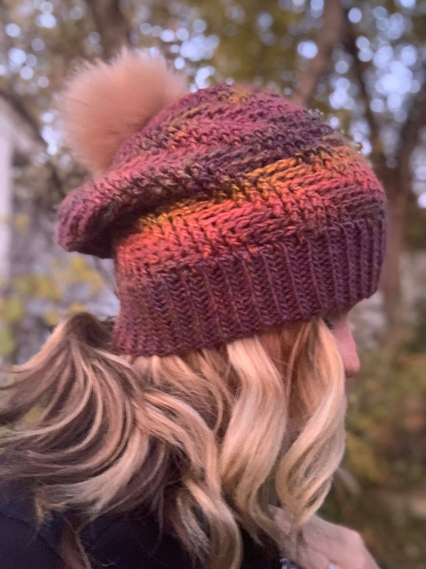 Crochet Pattern for Spiral Herringbone Slouch Hat | Crochet Hat Pattern | Hat Crocheting Pattern | DIY Written Crochet Instructions