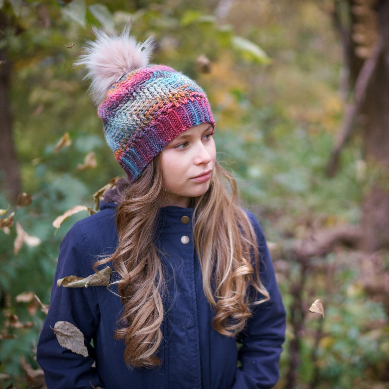 Crochet Pattern for Spiral Herringbone Slouch Hat | Crochet Hat Pattern | Hat Crocheting Pattern | DIY Written Crochet Instructions