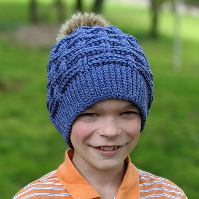 Crochet Pattern for Winter Weave Slouch | Crochet Hat Pattern | Hat Crocheting Pattern | DIY Written Crochet Instructions