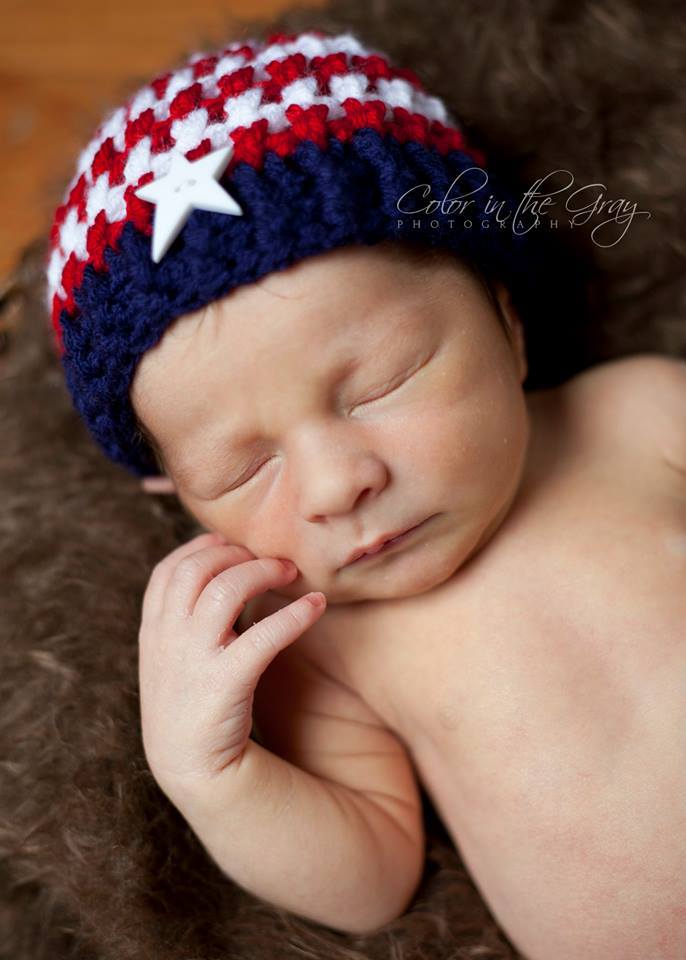 Crochet Pattern for Patriotic Stars & Stripes Olympic Beanie | Crochet Hat Pattern | Hat Crocheting Pattern | DIY Written Crochet Instructions