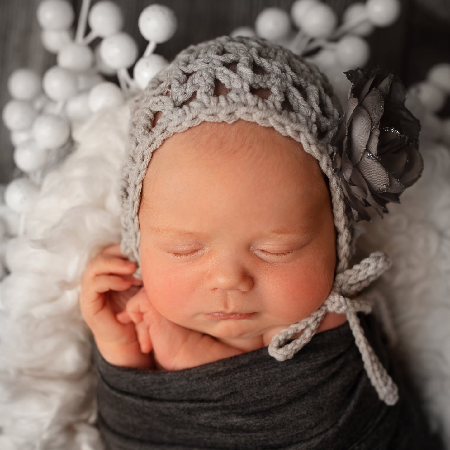 Crochet Pattern for Tempest Baby Bonnet | Crochet Baby Bonnet Pattern | Baby Hat Crocheting Pattern | DIY Written Crochet Instructions