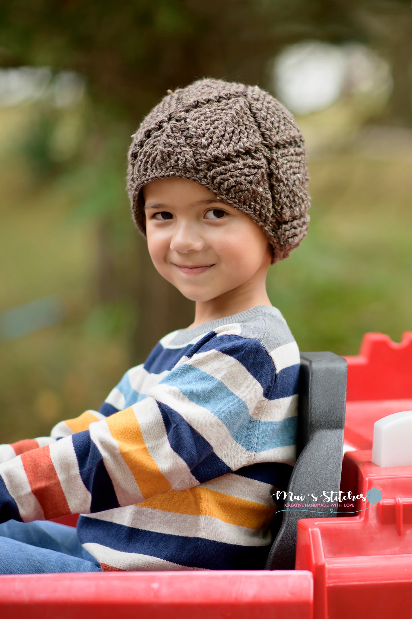 Crochet Pattern for Diamondback Beanie | Crochet Hat Pattern | Hat Crocheting Pattern | DIY Written Crochet Instructions