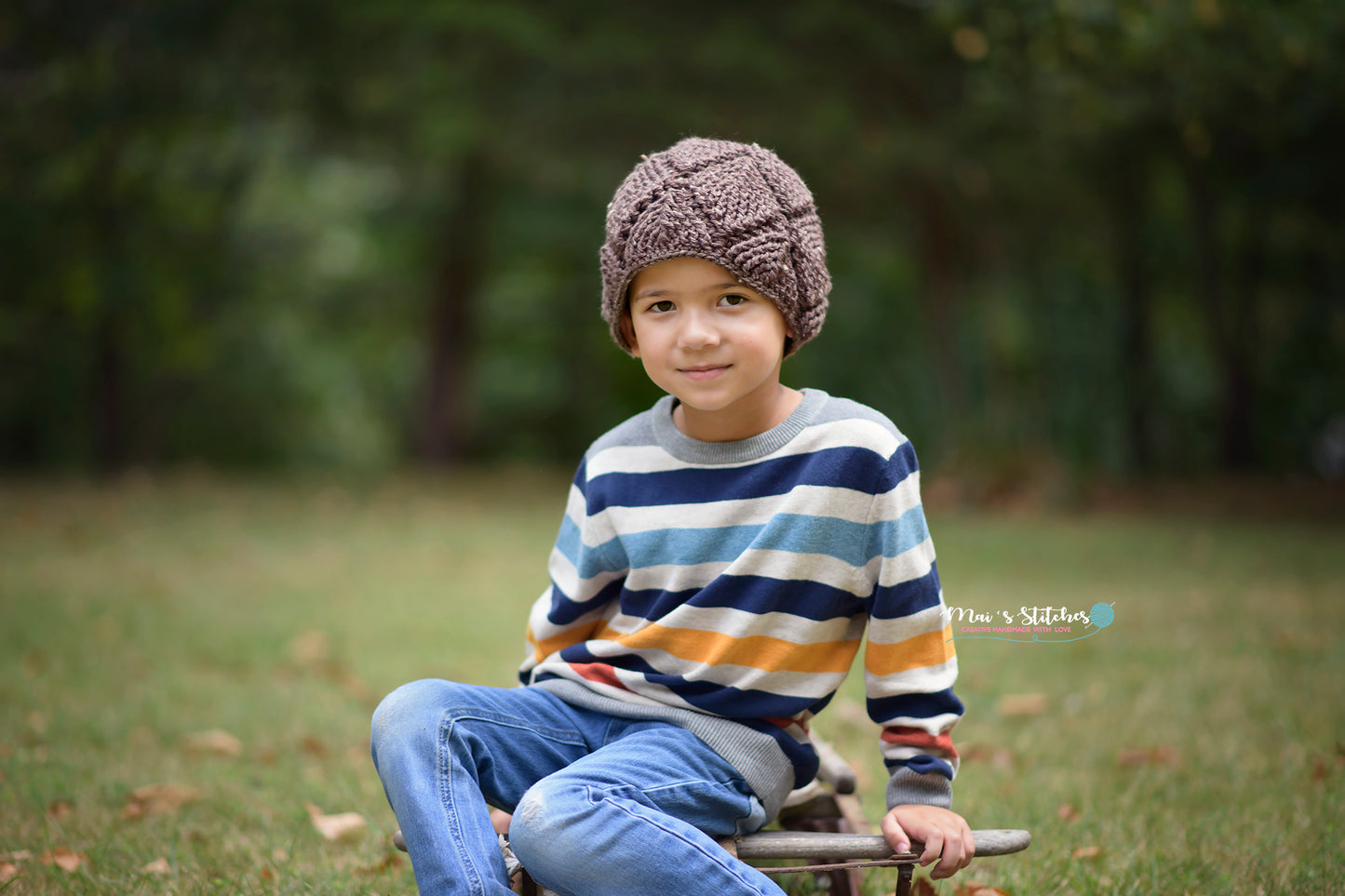 Crochet Pattern for Diamondback Beanie | Crochet Hat Pattern | Hat Crocheting Pattern | DIY Written Crochet Instructions